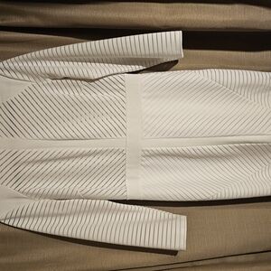 Guess White Striped Dress